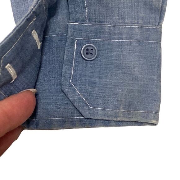 Vintage Kmart Permanent Press Western Cowgirl Embroidered Shirt Girls Size 6 - Picture 9 of 14